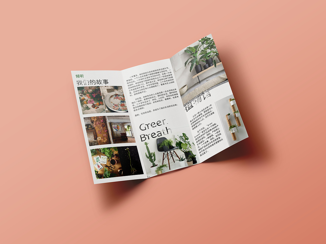 植物馆的logo 名片 折页设计（图ZNTQyMDY3ODQ=） - 宣传物料 - 站酷设计师曹惠苗原创素材 - 站酷ZCOOL