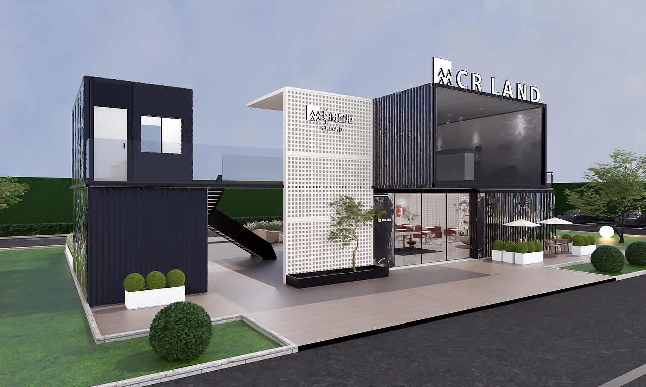 集装箱临展（图ZMzM0NjY4NzQ4） - 建筑/空间 - 站酷设计师999酒原创素材 - 站酷ZCOOL