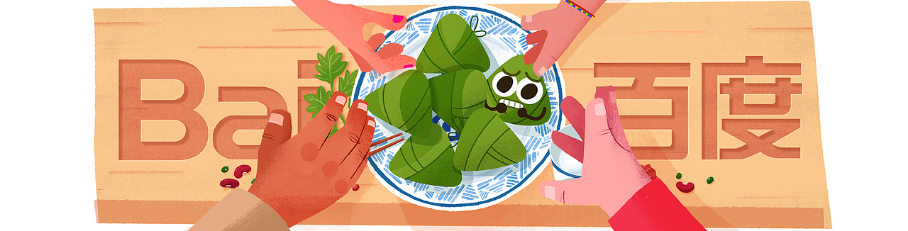 Baidu Doodles（图ZOTA0Mjk0MDA=） - 商业插画 - 站酷设计师cbtdcs原创素材 - 站酷ZCOOL