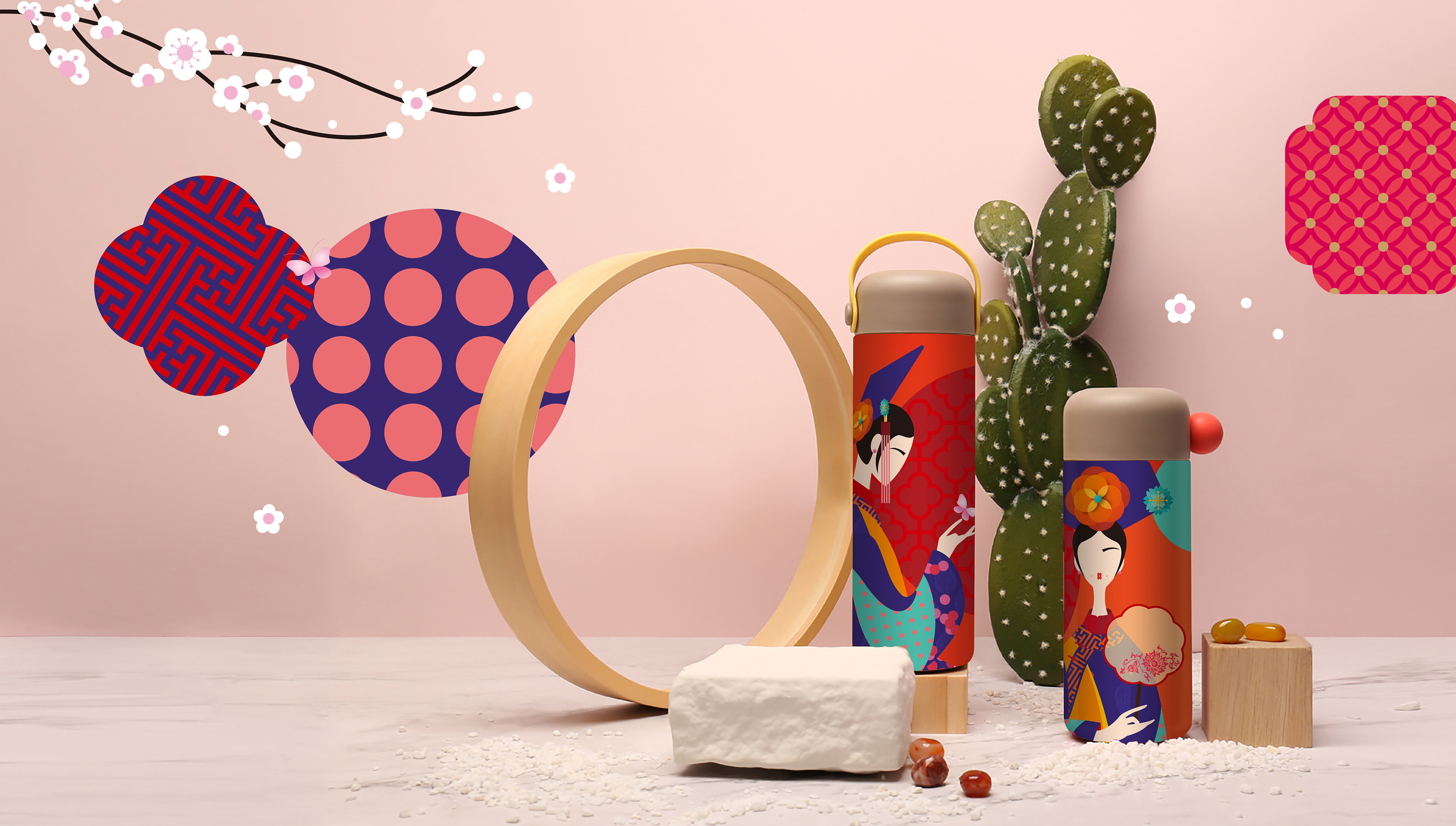 娘娘吉祥x哈根达斯品牌联合营销衍生品设计文创设计