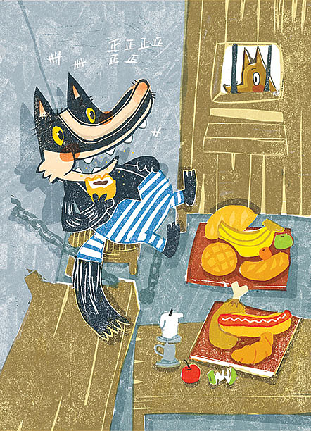 名家童话系列-笨狼的故事插图|插画|儿童插画|guangyuzz - 原创作品