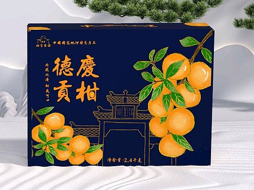 水果包装设计-德庆贡柑包装