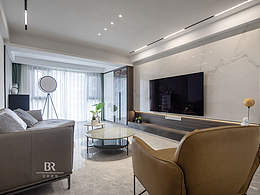 约克郡悦水岸装修效果设计，兄弟装饰约克郡在建工地