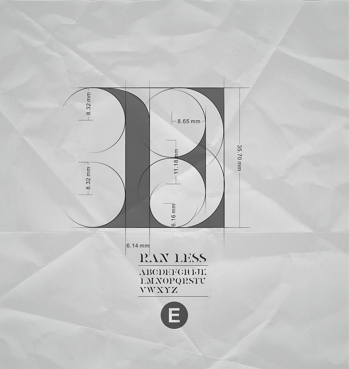 用辅助线拯救失败的字体