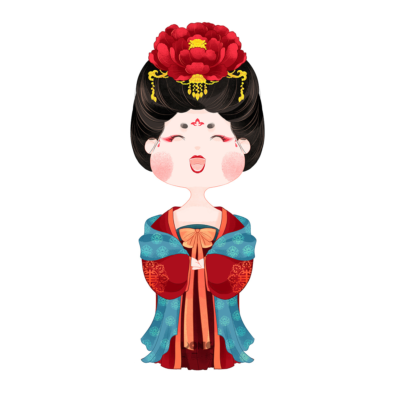 胖达哒笑呵呵的十八只唐朝小美人儿