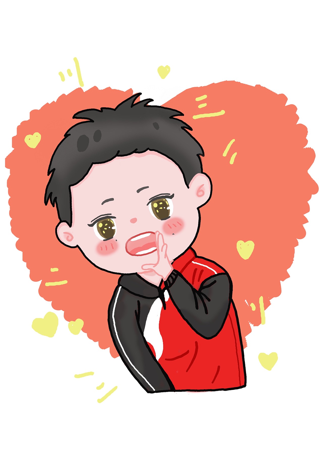 樊振东插画|插画|创作习作|是恩恩啦 - 原创作品 - 站酷 (zcool)