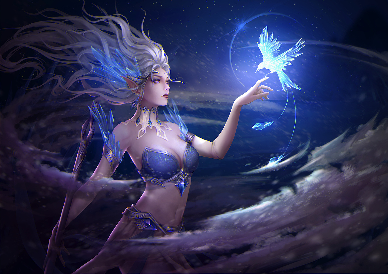 一直在拖延的娜娜子|插画|游戏原画|夏夏丹青_原创作品-站酷zcool