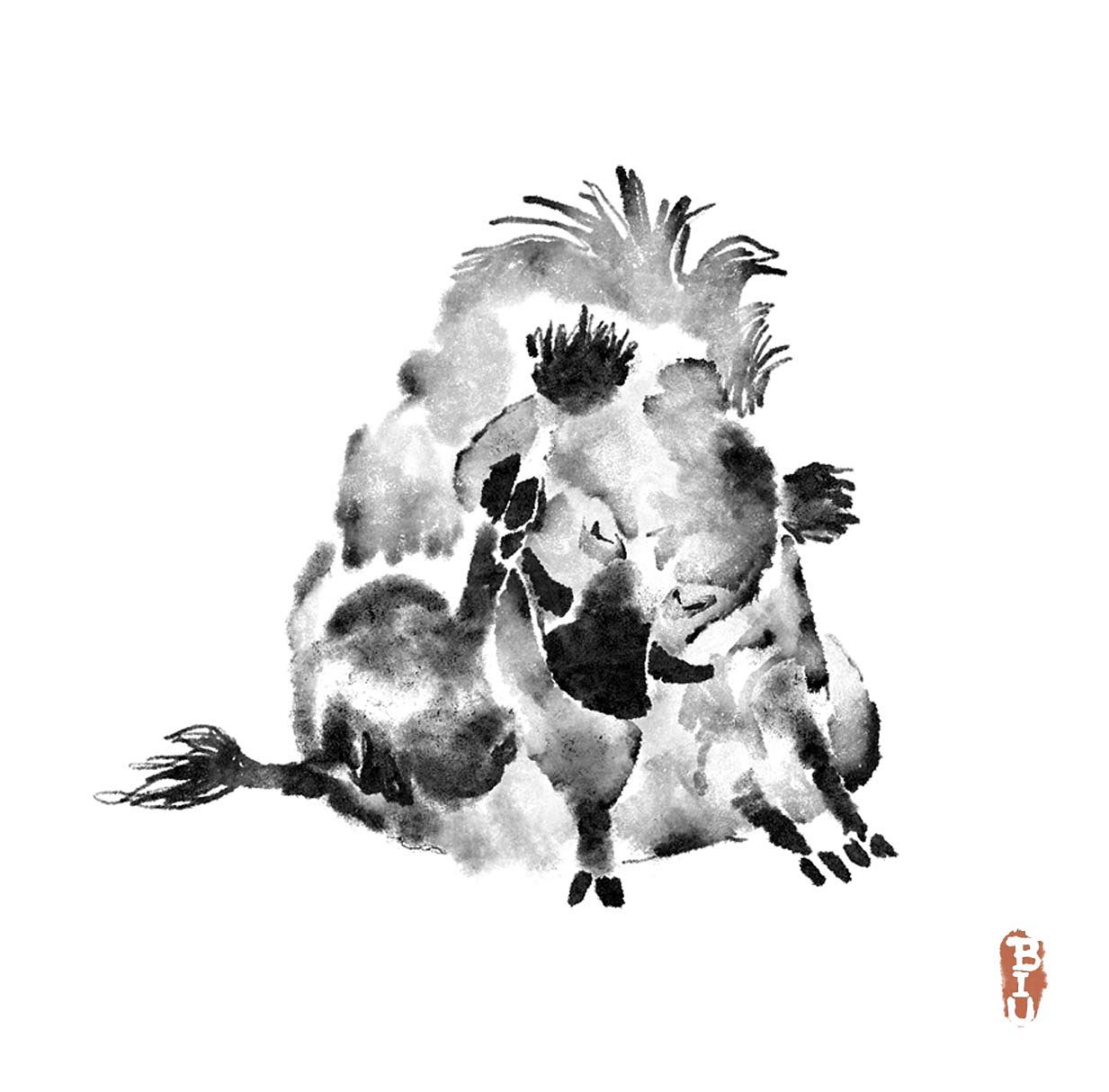 百痒圖（图ZMjkzMDkwOTg0） - 艺术插画 - 站酷设计师BIUBIU已经被注册原创素材 - 站酷ZCOOL