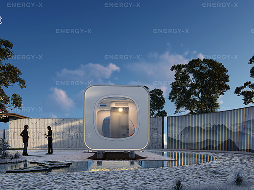 私家山水庭院里的原力舱