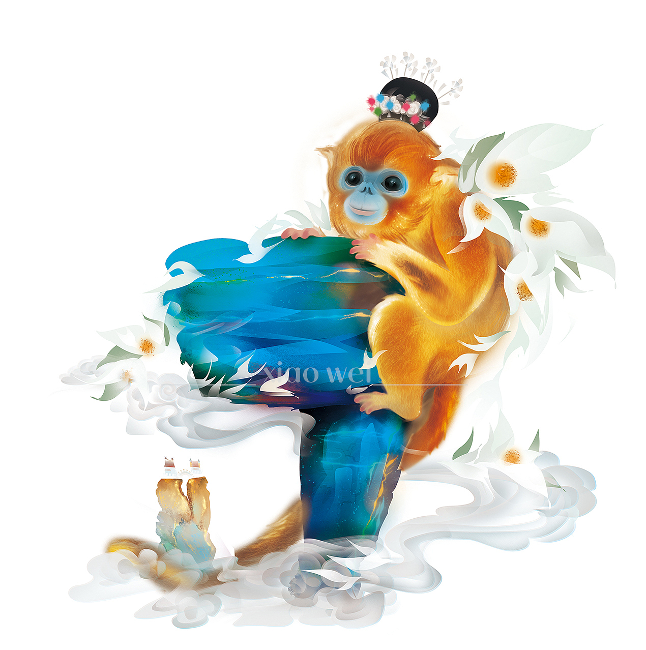 贵州-九州特色插图（图ZMjIyNDU2MTQw） - 商业插画 - 站酷设计师晓卫VAVA原创素材 - 站酷ZCOOL