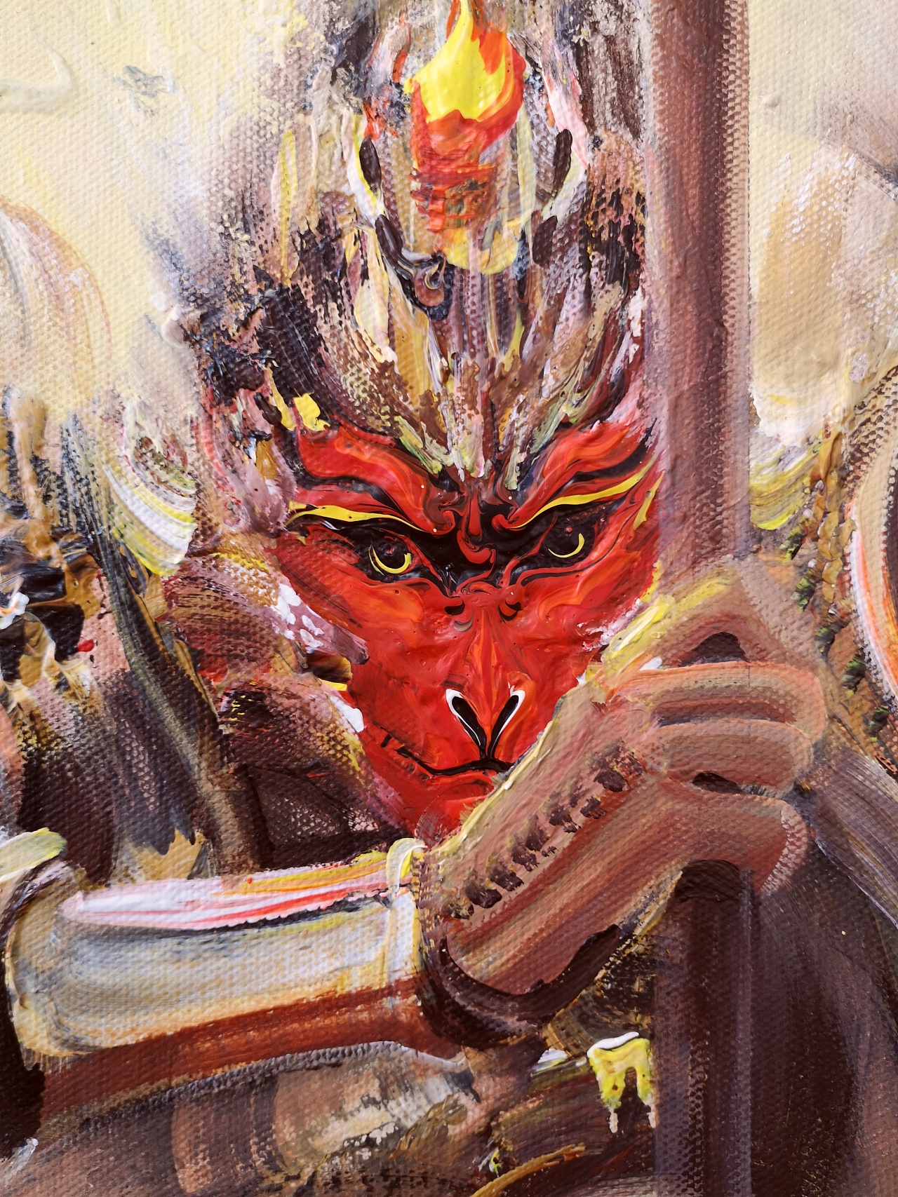 画家邓宇齐天大圣谁来应战