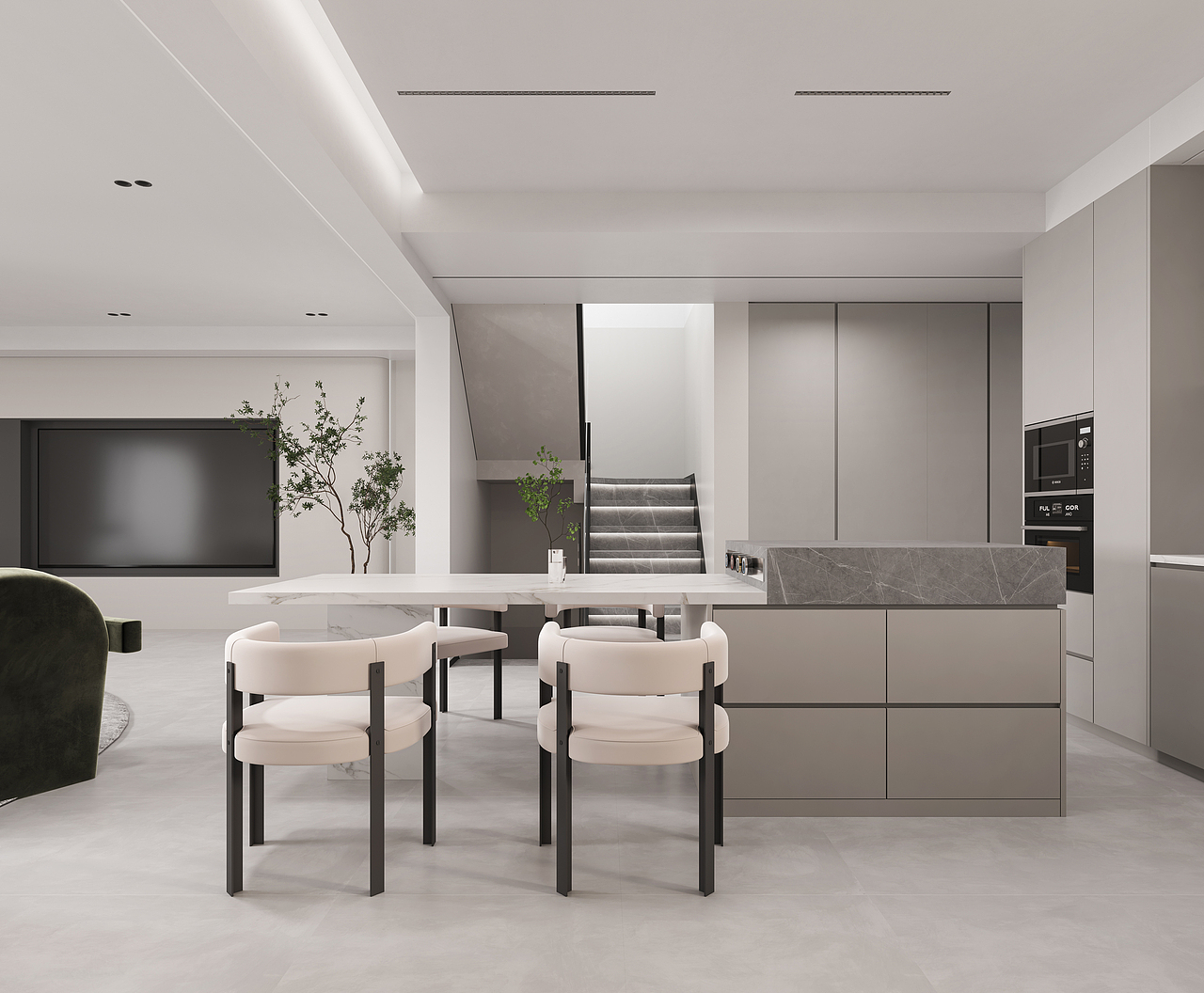 奉天久舍 | 金地樾檀山300㎡（图ZMjg4MjY1ODg4） - 建筑设计 - 站酷设计师奉天久舍空间设计原创素材 - 站酷ZCOOL