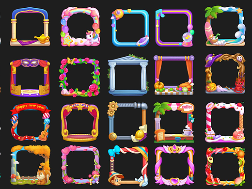 三消游戏头像框