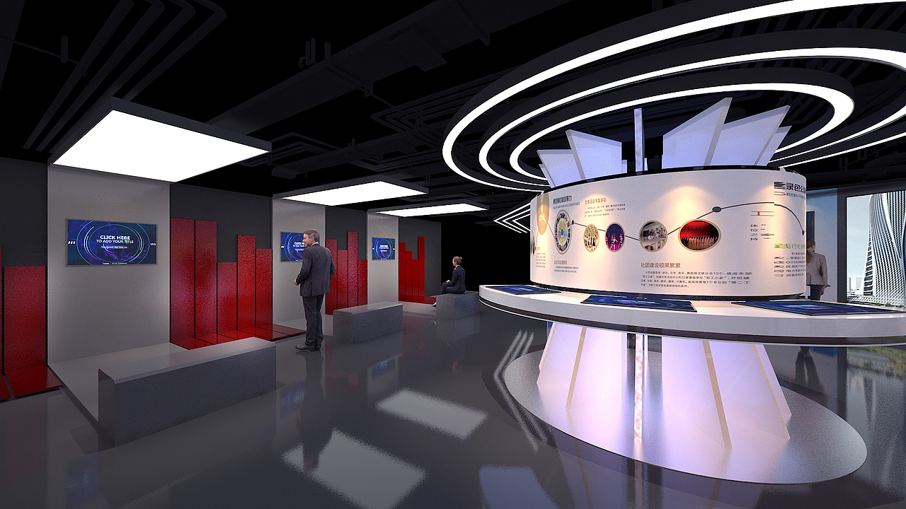 杭州电网展示厅（图ZOTE0NzA2Mjg=） - 展陈设计 - 站酷设计师kiddkong1986原创素材 - 站酷ZCOOL