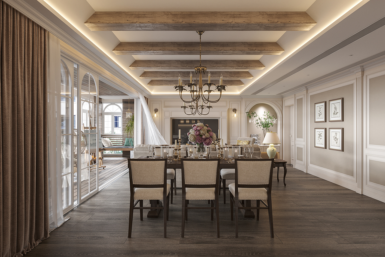 复古休闲风（图ZMjY5NTc4ODQ4） - 家装设计 - 站酷设计师小v工作室原创素材 - 站酷ZCOOL