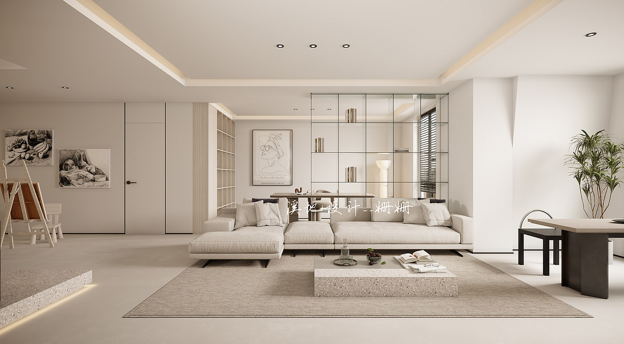 190平极简白设计 是家最舒服的样子