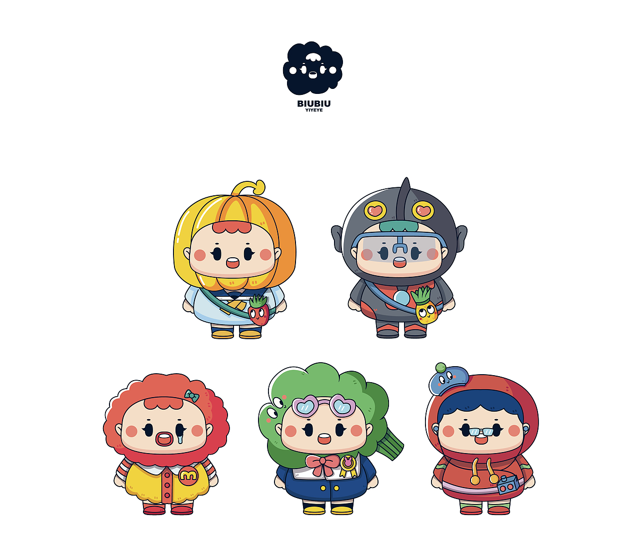 BIUBIU比尤兔\IP形象设计