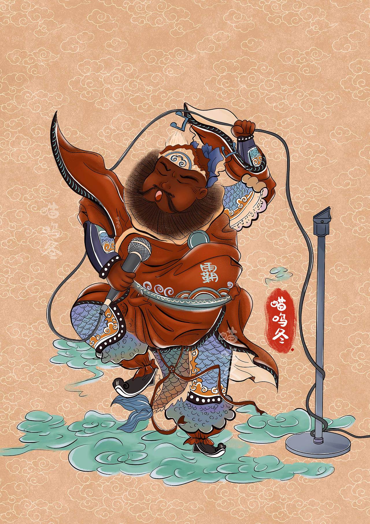 战疫门神 致敬所有抗疫战士