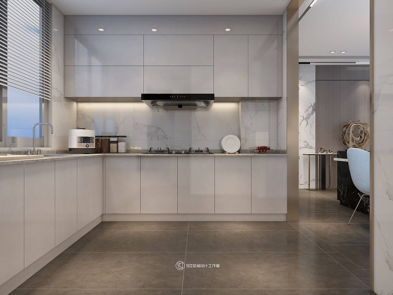 90空间设计∣《庐州三月》139平方轻奢