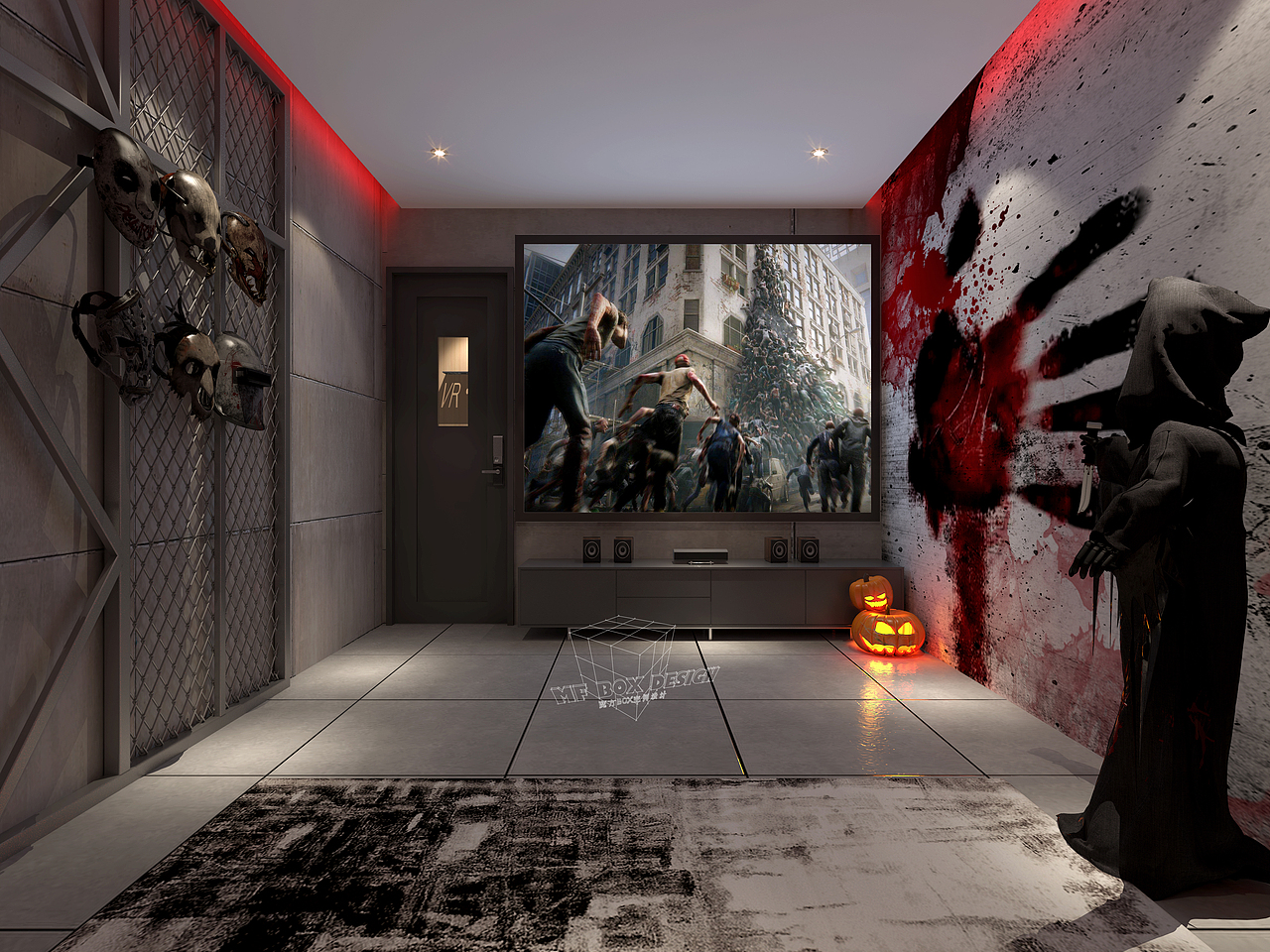 燕郊吧友VR主题影吧（图ZMTg1MTI5Nzky） - 家装设计 - 站酷设计师魔方BoX原创素材 - 站酷ZCOOL