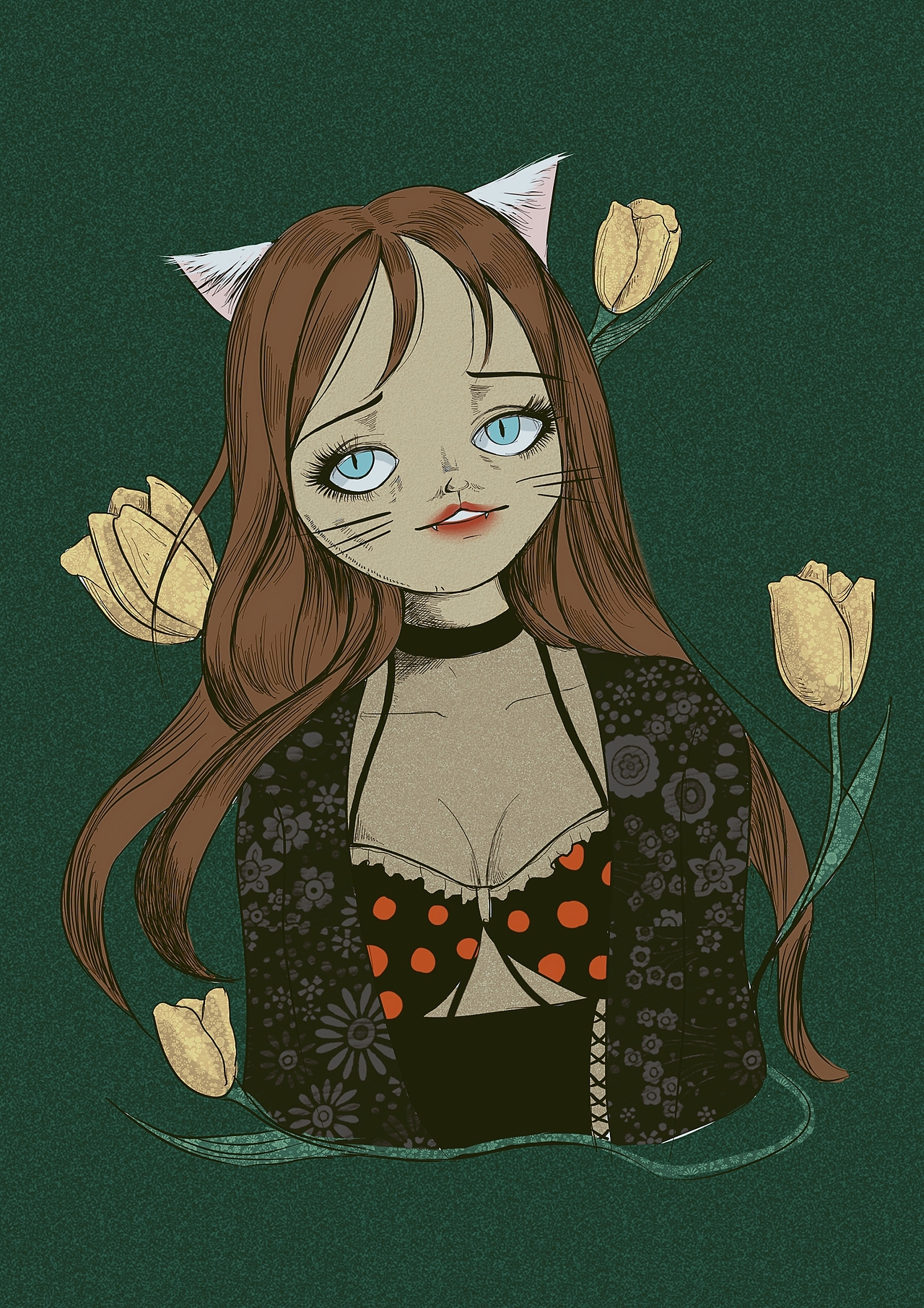 性感的猫（图ZMTE3MjEzODMy） - 商业插画 - 站酷设计师乱七八糟插画原创素材 - 站酷ZCOOL
