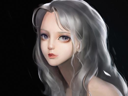 插画女生（个人主页-ZMzcxNDAzNDg=） - 创作习作 - 站酷设计师小王子白玫瑰原创素材 - 站酷ZCOOL