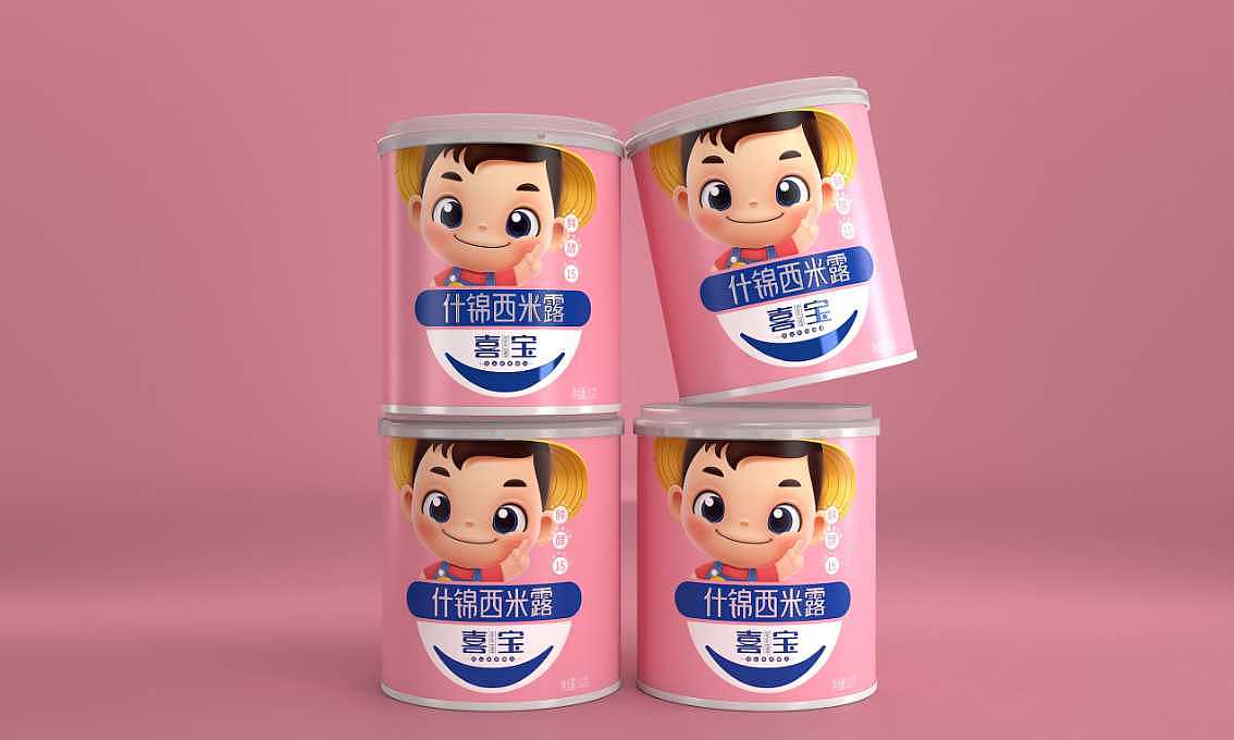 喜宝鲜果罐头——徐桂亮品牌设计!
