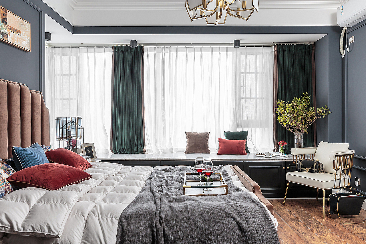 之境内建筑 | 四川内江180平深色装修的家你敢拥有不?