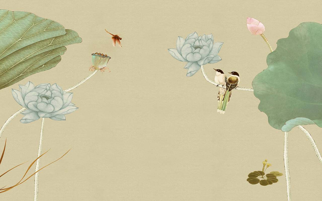 纱画、文创卷帘图案-荷花（图ZMjg0NjUzOTM2） - 图案 - 站酷设计师裕隆家居原创素材 - 站酷ZCOOL