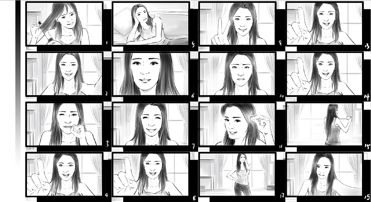 广告分镜头（图ZMTA0MDAwOTM2） - 商业插画 - 站酷设计师jyp007原创素材 - 站酷ZCOOL