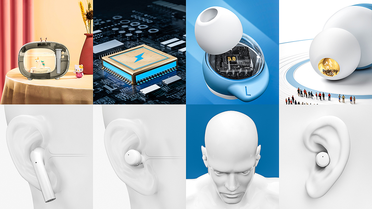 《2021年终C4D产品渲染总结》