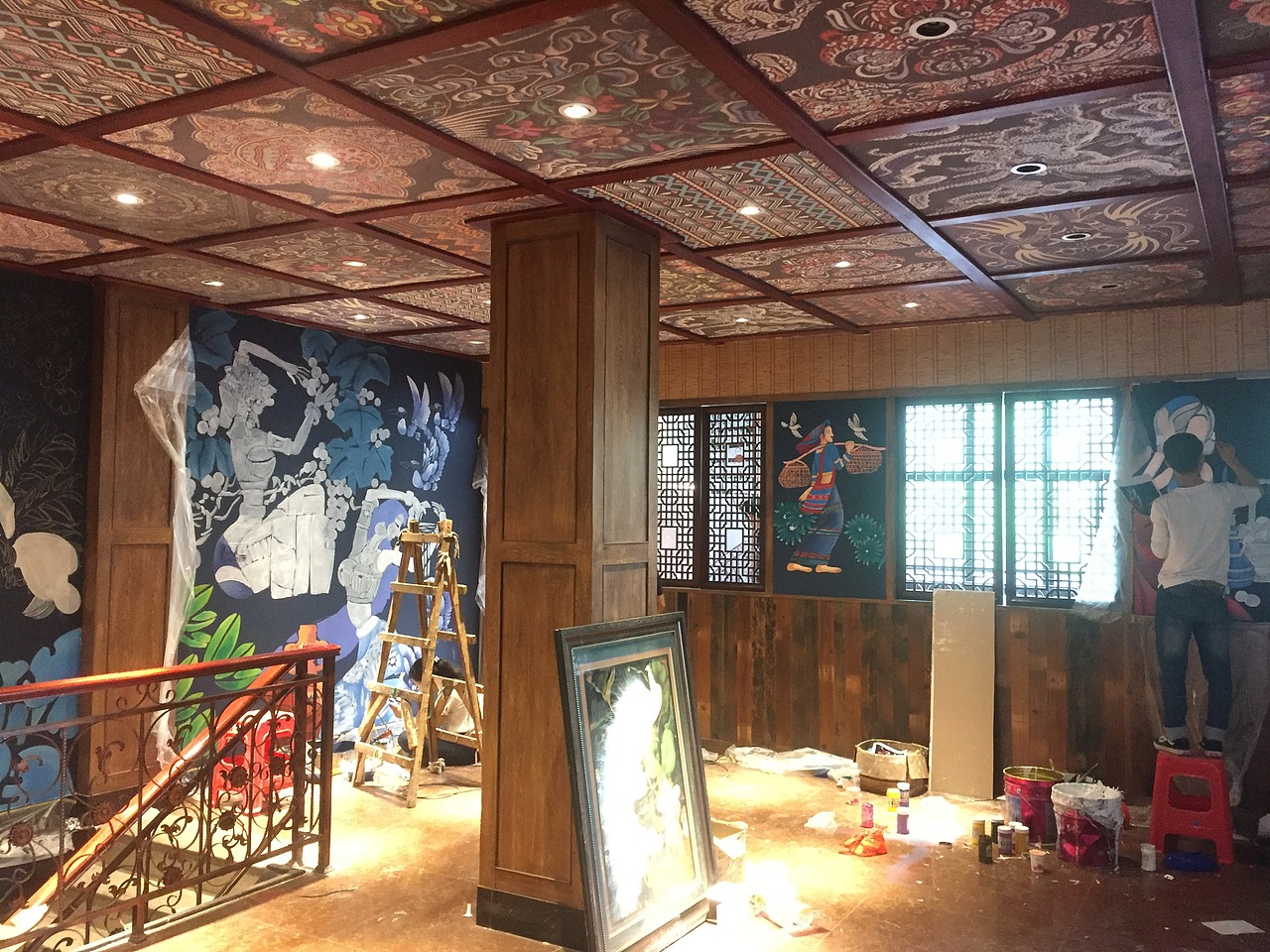 苗族主题餐厅（图ZMTEzMzExMjg4） - 新锐潮流插画 - 站酷设计师一任風原创素材 - 站酷ZCOOL