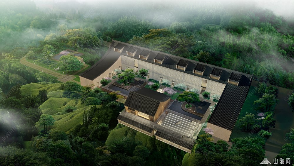 崆峒云顶精品酒店（图ZMTY0NjczNTI0） - 建筑设计 - 站酷设计师山海间设计原创素材 - 站酷ZCOOL