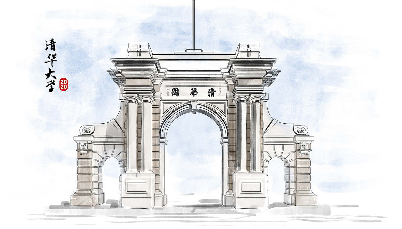 建筑速写（图ZMjYyNDE1ODAw） - 商业插画 - 站酷设计师天蓝空空空原创素材 - 站酷ZCOOL