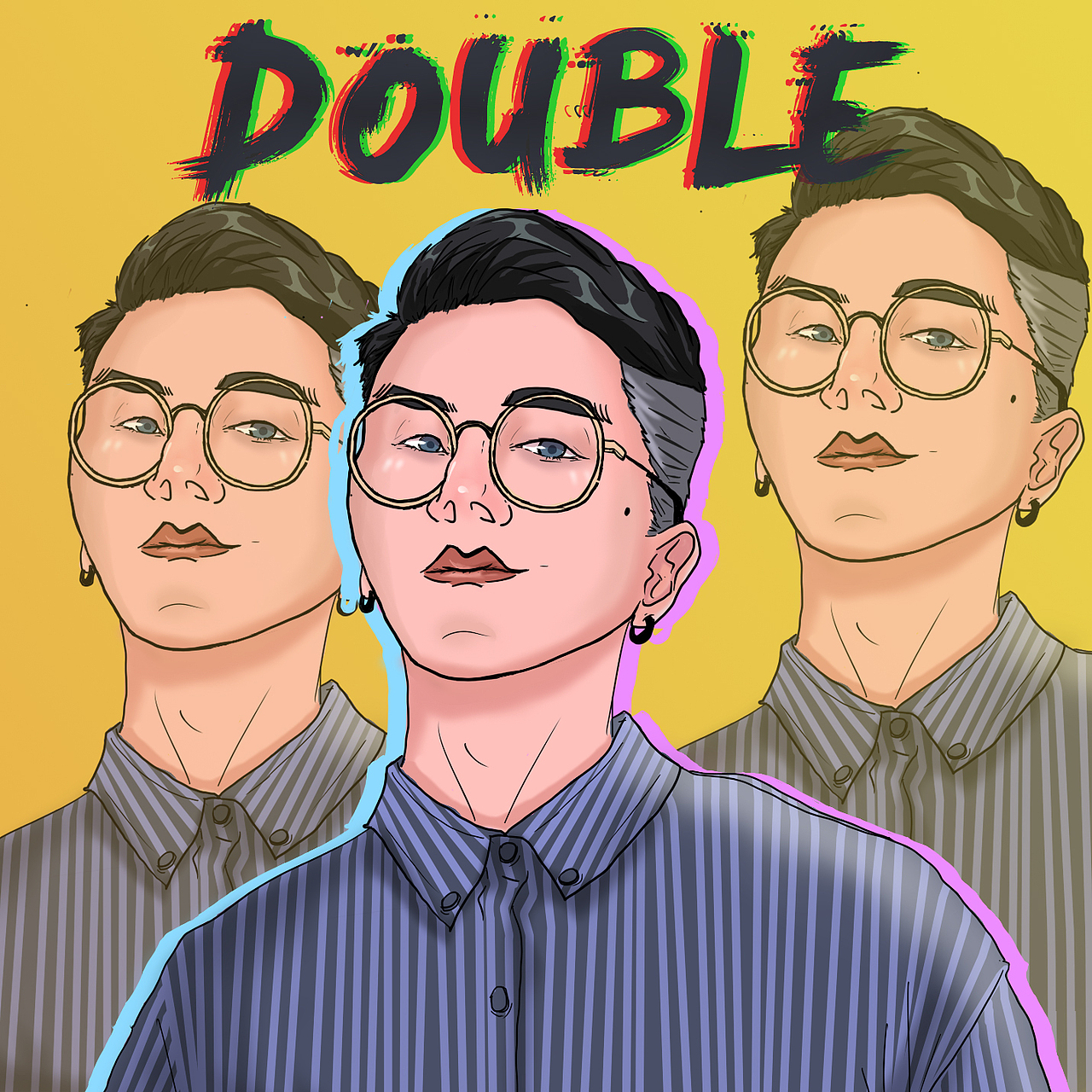 依照片画头像（图ZMTU1NjgyMDUy） - 新锐潮流插画 - 站酷设计师Double丶斌原创素材 - 站酷ZCOOL