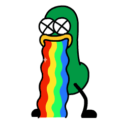 《虫小绿》微信表情包