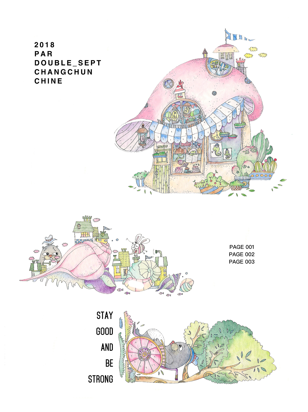 2017-2018儿童插图手绘案例汇总（图ZMTQwNTA1NzIw） - 商业插画 - 站酷设计师Double_Sept原创素材 - 站酷ZCOOL