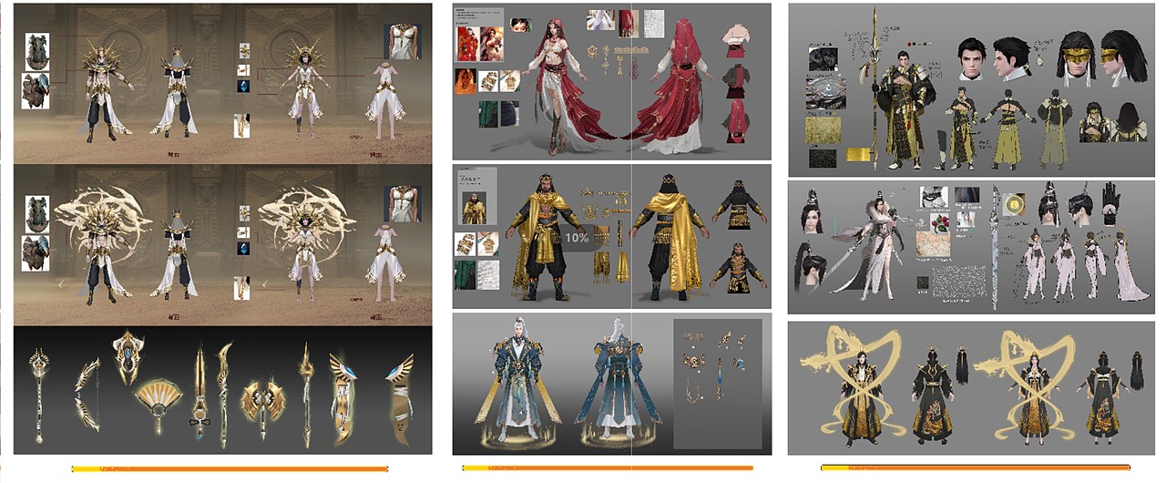 御龙在天 角色设定（图ZMjc3MTgxMTQ0） - 游戏原画 - 站酷设计师深圳市梦启艺游原创素材 - 站酷ZCOOL