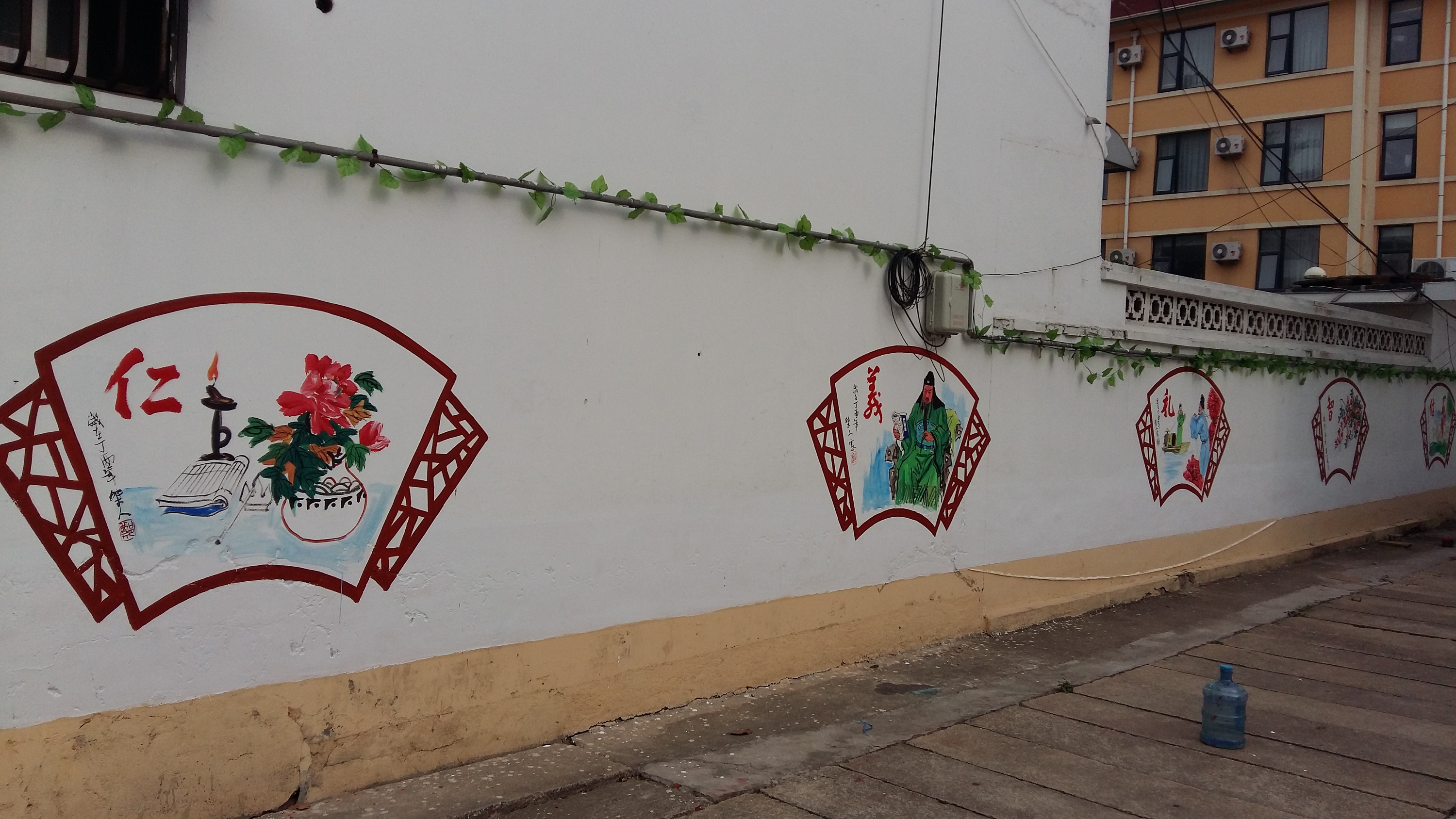 日照农村文化墙,壁画,手绘墙,幼儿园彩绘,墙体彩绘