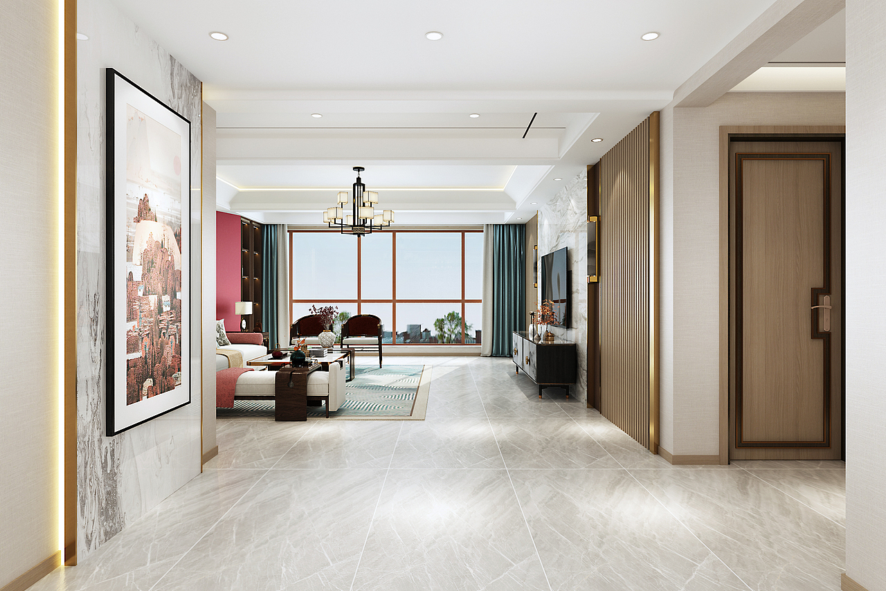 天泰滟澜公馆 160洋房中式设计