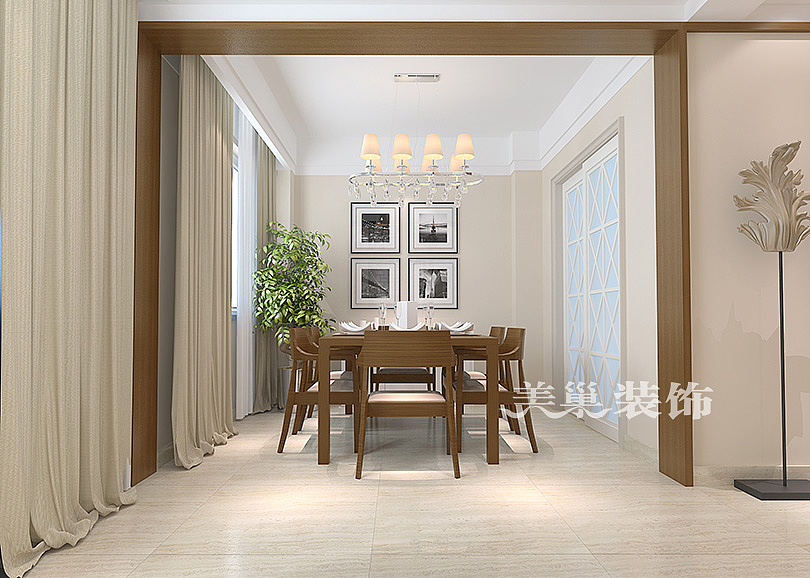 美巢装饰康桥朗城116平小三房装修-隔断就是最后的倔强