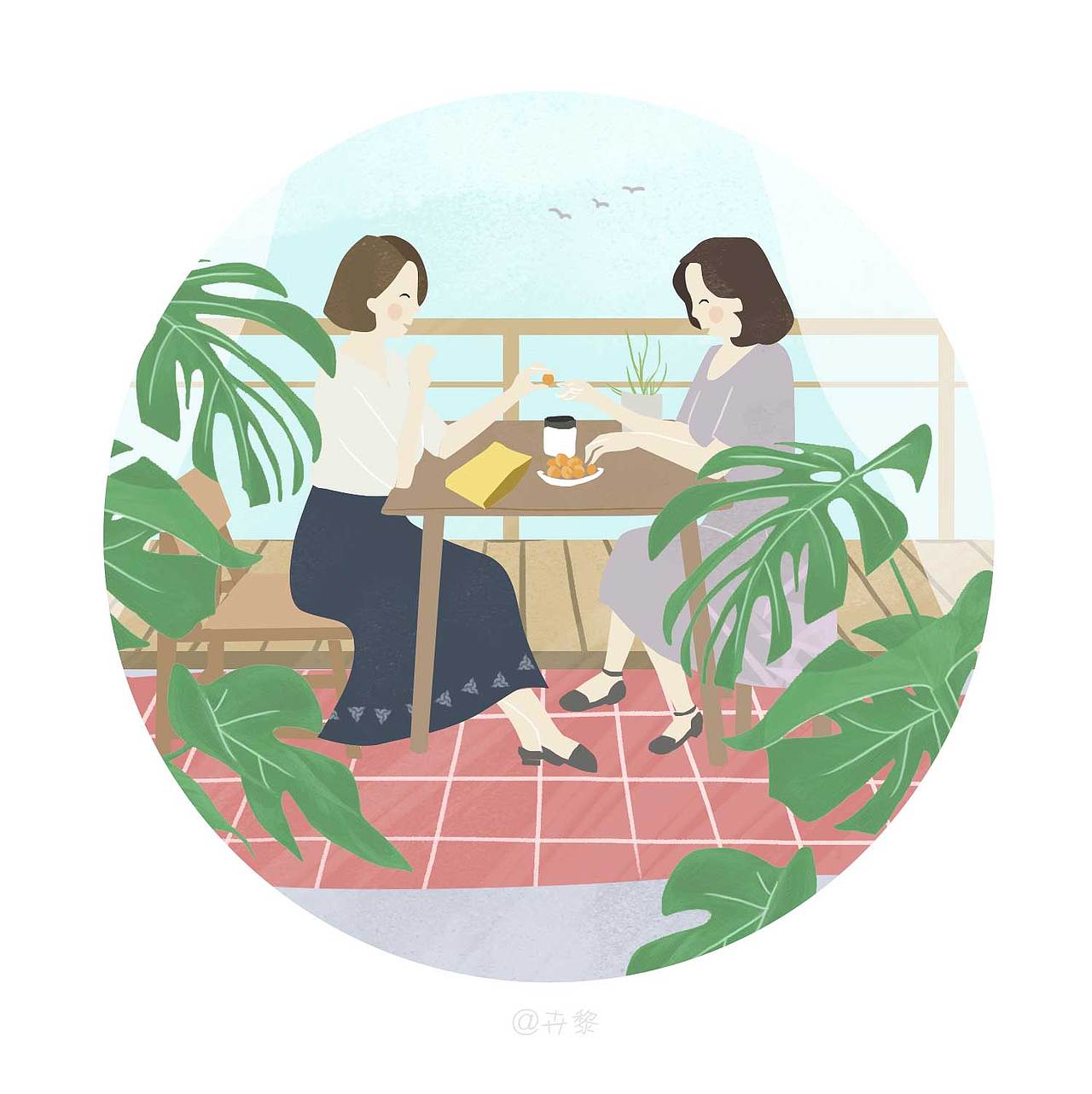 插画练习（图ZMTE5NDEyOTM2） - 创作习作 - 站酷设计师Huili卉黎原创素材 - 站酷ZCOOL