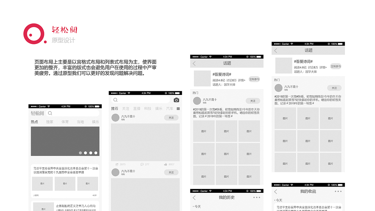 轻松阅新闻资讯app产品项目商业路演报告（图ZMjAxMDk0MzQ0） - APP界面 - 站酷设计师李扬Y原创素材 - 站酷ZCOOL