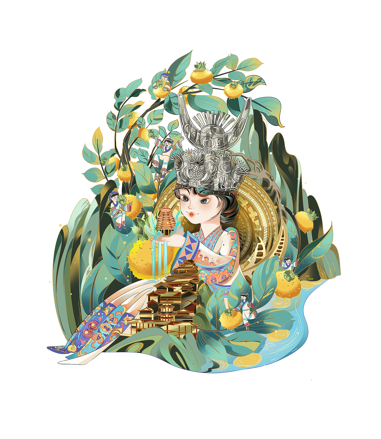 刺梨|插画|商业插画|六个露_原创作品-站酷(zcool)