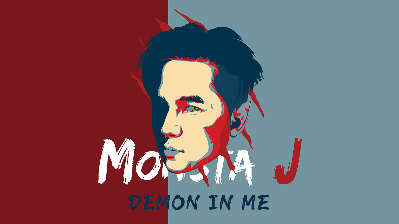 原创专辑封面《Demon in Me》（图ZMjM5NjIyMTQw） - 商业插画 - 站酷设计师吃口琉璃原创素材 - 站酷ZCOOL