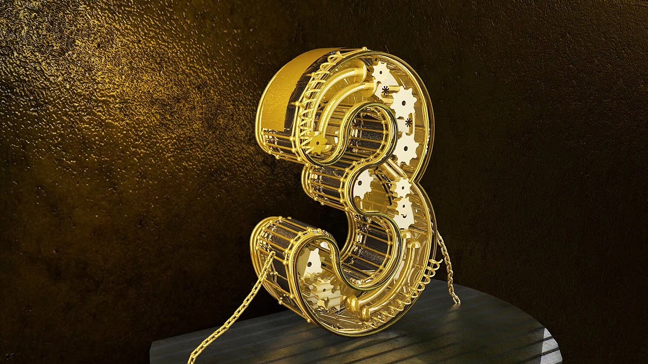 C4D金属数字（图ZMTExODU4MjE2） - 其他三维 - 站酷设计师Hana酱吖原创素材 - 站酷ZCOOL