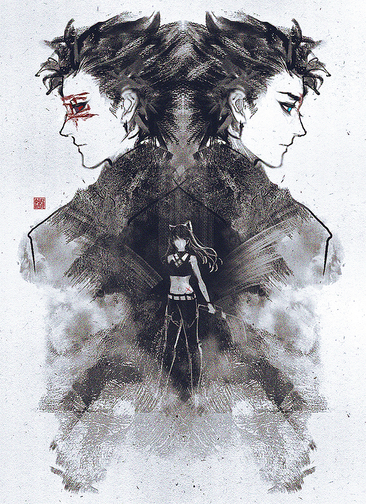 rwby墨笔涂鸦（图ZMTU3MzI0OTk2） - 创作习作 - 站酷设计师壳中蝎原创素材 - 站酷ZCOOL