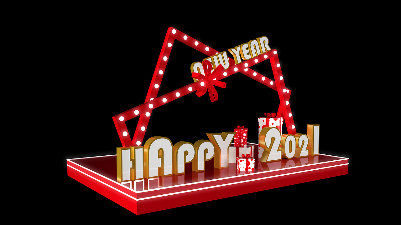 新年美陈（图ZMjM2NTgxOTQ4） - 场景 - 站酷设计师一昂杨young原创素材 - 站酷ZCOOL