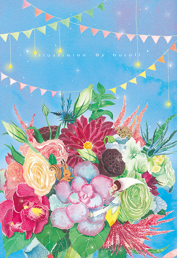 我的秘密花园（图ZMzI2OTQwNjg=） - 商业插画 - 站酷设计师卜若梨原创素材 - 站酷ZCOOL