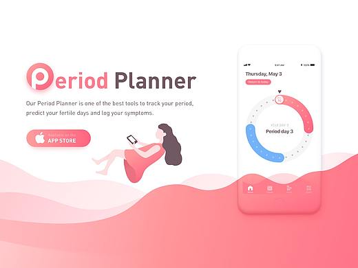 PeriodPlanner  UI Design